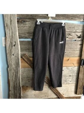 PUMA Size Small Grey Cropped Track Pants